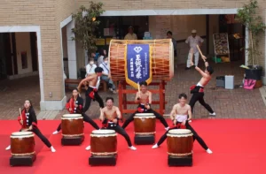 Taiko Drummers - Summer Festival in Ito