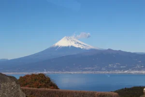Mt. Fuji over the Suruga Bay